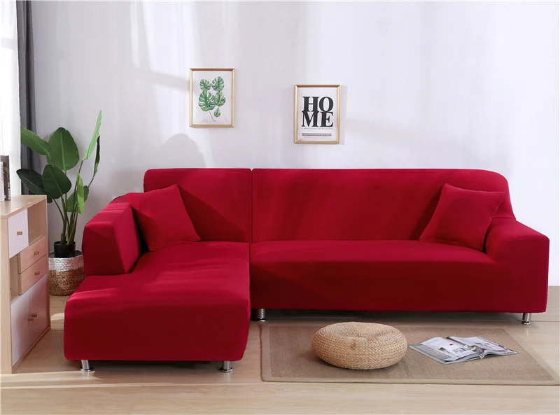 Elastic Sofa Cover Stretch Sofa Covers Need 2 Pieces Couch Covers for L-shape Corner Sectional Sofa Universal Sofa Covers Armchair Corner Couch Cover - Image 8