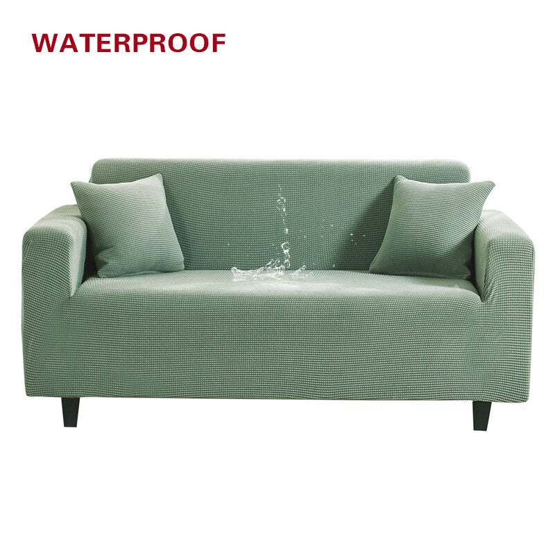Elastic Sofa Cover Waterproof Sofa Cover Solid Color High Stretch Slipcover All-inclusive Elastic Dustproof Couch Cover Sofa Covers Washable - Image 10
