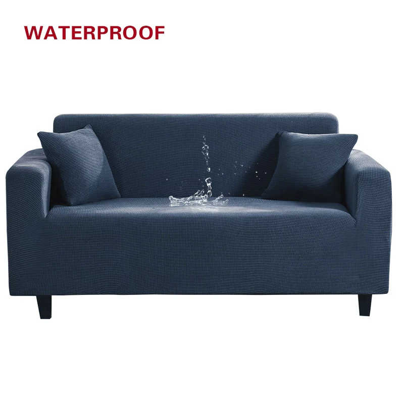 Elastic Sofa Cover Waterproof Sofa Cover Solid Color High Stretch Slipcover All-inclusive Elastic Dustproof Couch Cover Sofa Covers Washable - Image 14