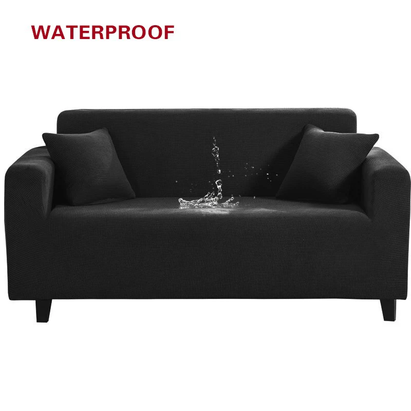 Elastic Sofa Cover Waterproof Sofa Cover Solid Color High Stretch Slipcover All-inclusive Elastic Dustproof Couch Cover Sofa Covers Washable - Image 9