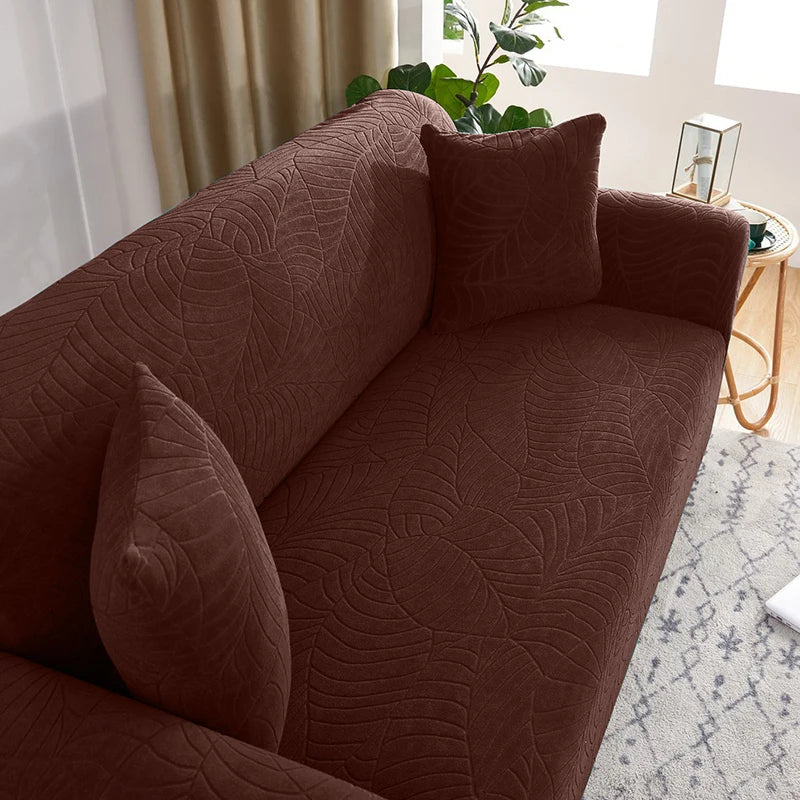 Elastic Sofa Covers For Living Room 1/2/3/4 Seater Thick Jacquard ArmChair Sofa Slipcover Protector L-shaped Corner Sofa Cover - Image 11