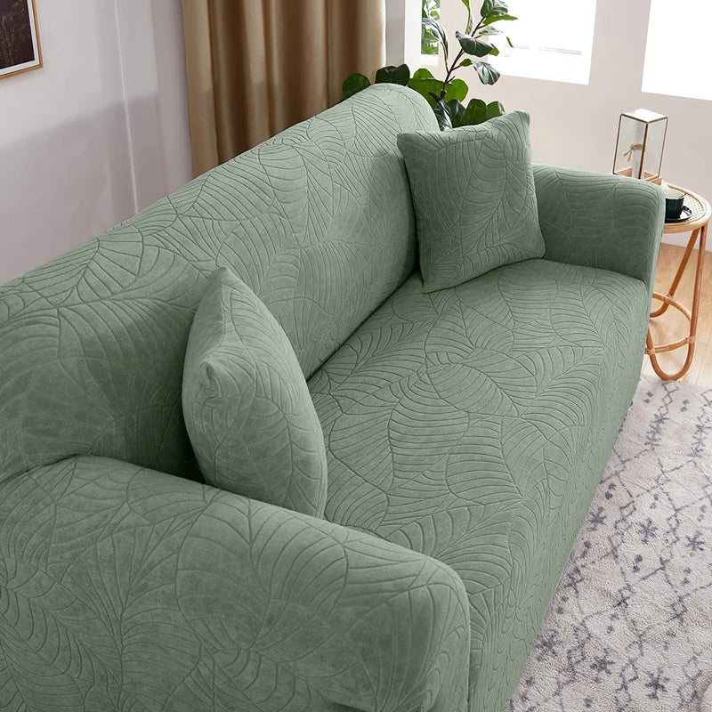 Elastic Sofa Covers For Living Room 1/2/3/4 Seater Thick Jacquard ArmChair Sofa Slipcover Protector L-shaped Corner Sofa Cover - Image 12