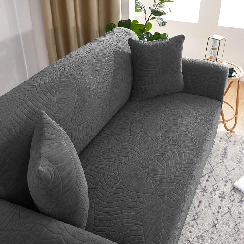 Elastic Sofa Covers For Living Room 1/2/3/4 Seater Thick Jacquard ArmChair Sofa Slipcover Protector L-shaped Corner Sofa Cover - Image 13
