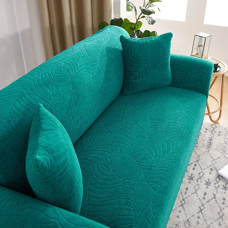 Elastic Sofa Covers For Living Room 1/2/3/4 Seater Thick Jacquard ArmChair Sofa Slipcover Protector L-shaped Corner Sofa Cover - Image 14