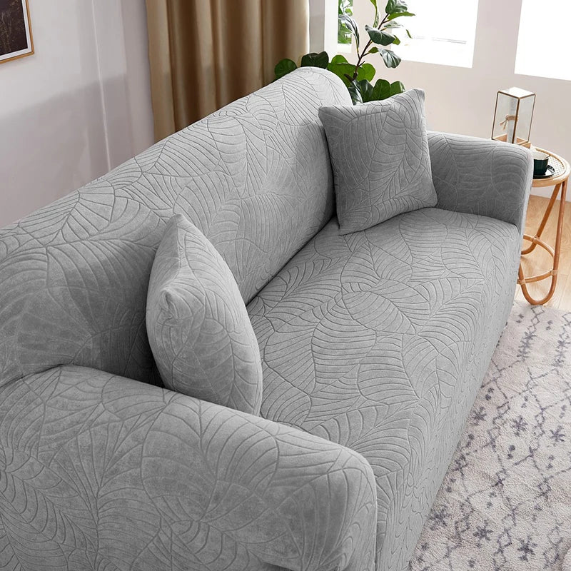 Elastic Sofa Covers For Living Room 1/2/3/4 Seater Thick Jacquard ArmChair Sofa Slipcover Protector L-shaped Corner Sofa Cover - Image 15