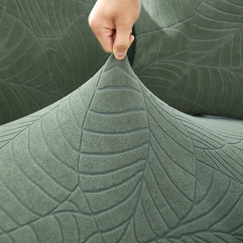 Elastic Sofa Covers For Living Room 1/2/3/4 Seater Thick Jacquard ArmChair Sofa Slipcover Protector L-shaped Corner Sofa Cover - Image 3