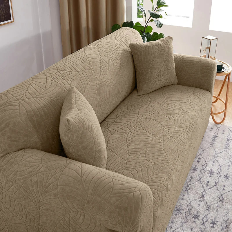 Elastic Sofa Covers For Living Room 1/2/3/4 Seater Thick Jacquard ArmChair Sofa Slipcover Protector L-shaped Corner Sofa Cover - Image 7
