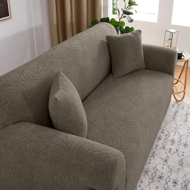 Elastic Sofa Covers For Living Room 1/2/3/4 Seater Thick Jacquard ArmChair Sofa Slipcover Protector L-shaped Corner Sofa Cover - Image 9
