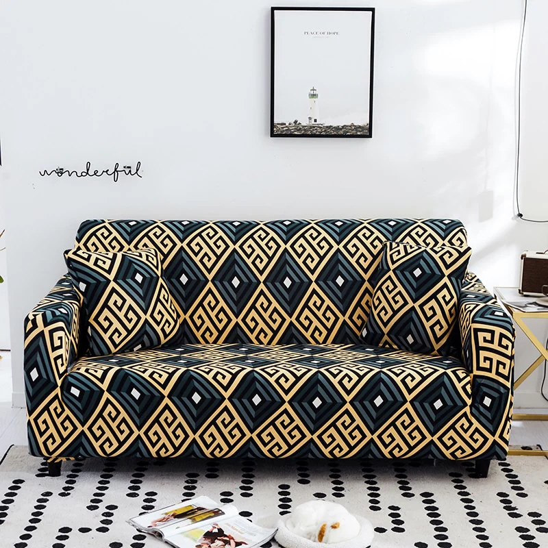 Elastic Sofa Covers Stretch Slipcover Sectional Couch Cover L-shape Armchair Cover 1/2/3/4-seater Sofa Covers Stretch Corner Sofa Cover - Image 19