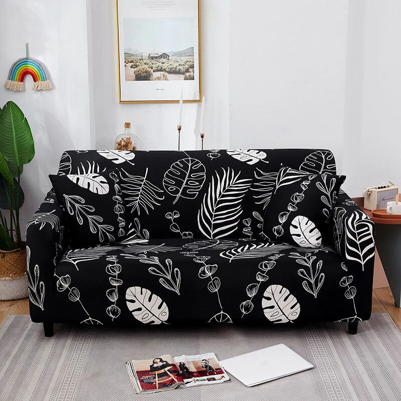 Elastic Sofa Covers Stretch Slipcover Sectional Couch Cover L-shape Armchair Cover 1/2/3/4-seater Sofa Covers Stretch Corner Sofa Cover - Image 23