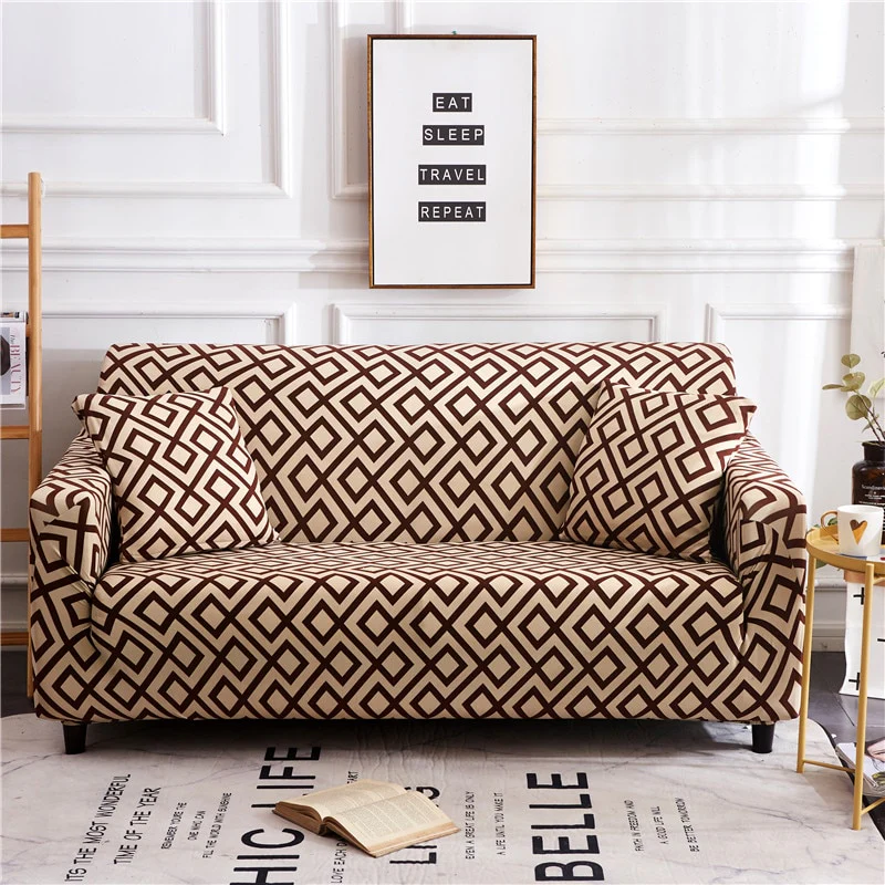 Elastic Sofa Covers Stretch Slipcover Sectional Couch Cover L-shape Armchair Cover 1/2/3/4-seater Sofa Covers Stretch Corner Sofa Cover - Image 24