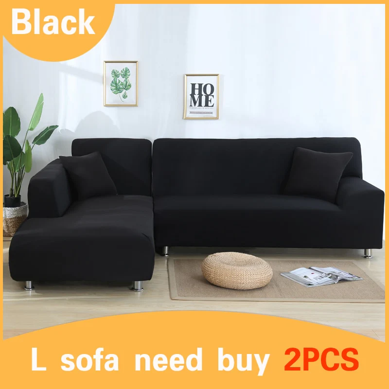 Elastic Stretch Sofa Cover 1/2/3/4 Seat Slipcover Couch Covers Corner Furniture Slipcover for Universal Sofas Livingroom Sectional L Shaped Slipcover - Image 10
