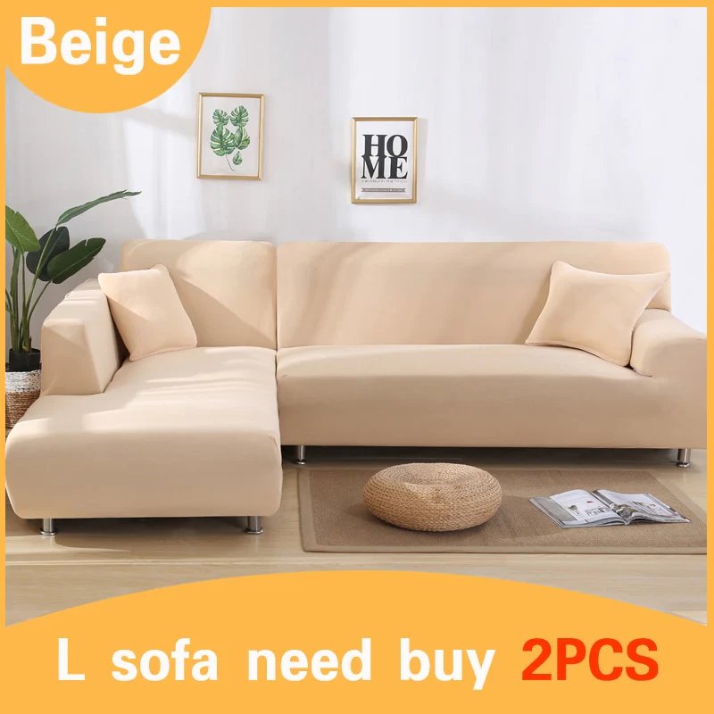 Elastic Stretch Sofa Cover 1/2/3/4 Seat Slipcover Couch Covers Corner Furniture Slipcover for Universal Sofas Livingroom Sectional L Shaped Slipcover - Image 15