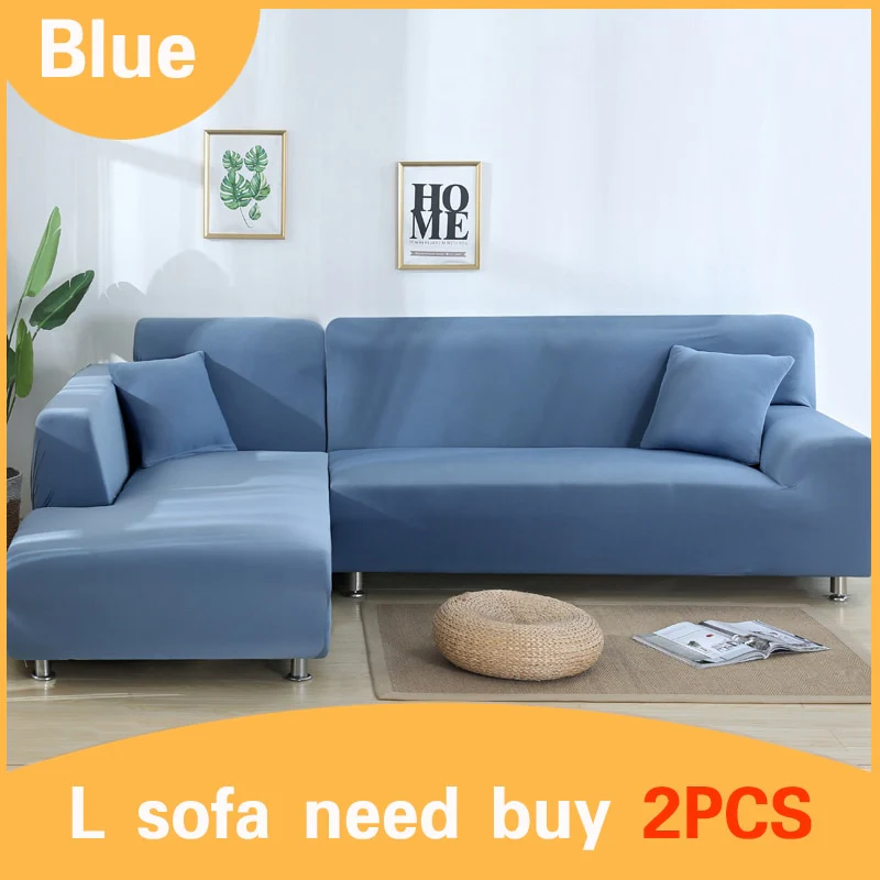 Elastic Stretch Sofa Cover 1/2/3/4 Seat Slipcover Couch Covers Corner Furniture Slipcover for Universal Sofas Livingroom Sectional L Shaped Slipcover - Image 16