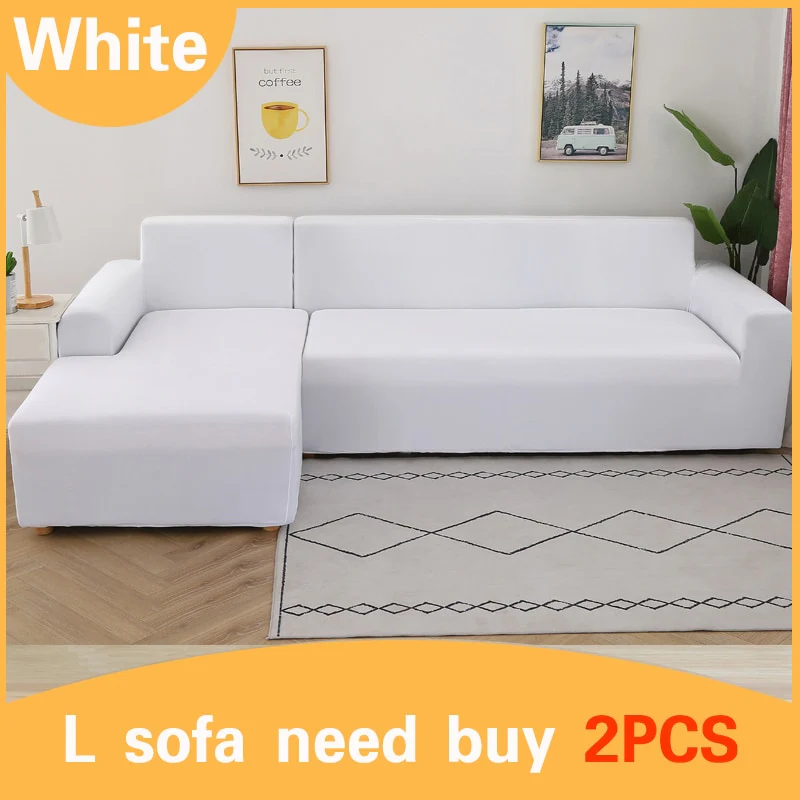 Elastic Stretch Sofa Cover 1/2/3/4 Seat Slipcover Couch Covers Corner Furniture Slipcover for Universal Sofas Livingroom Sectional L Shaped Slipcover - Image 7