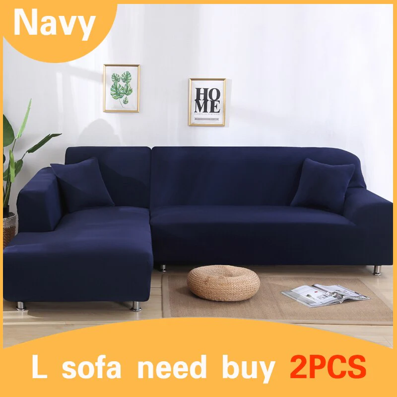 Elastic Stretch Sofa Cover 1/2/3/4 Seat Slipcover Couch Covers Corner Furniture Slipcover for Universal Sofas Livingroom Sectional L Shaped Slipcover - Image 8