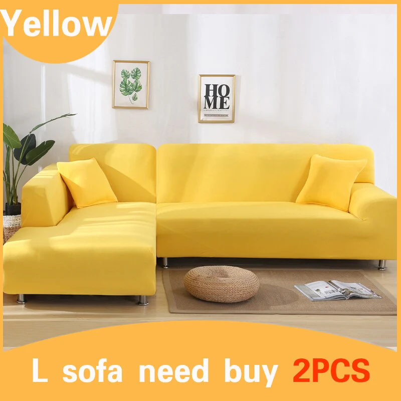 Elastic Stretch Sofa Cover 1/2/3/4 Seat Slipcover Couch Covers Corner Furniture Slipcover for Universal Sofas Livingroom Sectional L Shaped Slipcover - Image 9
