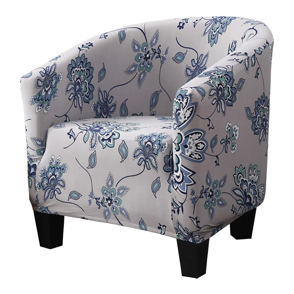 Elastic Tub Chair Cover Bathtub Armchair Sofa Cover Dustproof Protector Washable Furniture Slipcover Quality Hotel Home Polyester Seat Cover - Image 16
