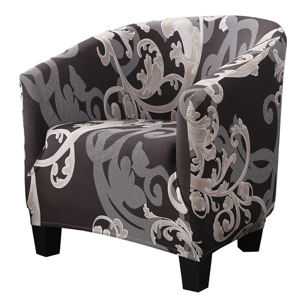 Elastic Tub Chair Cover Bathtub Armchair Sofa Cover Dustproof Protector Washable Furniture Slipcover Quality Hotel Home Polyester Seat Cover - Image 19