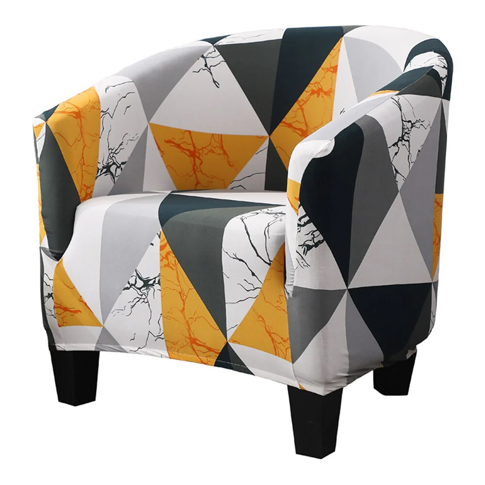 Elastic Tub Chair Cover Bathtub Armchair Sofa Cover Dustproof Protector Washable Furniture Slipcover Quality Hotel Home Polyester Seat Cover - Image 20