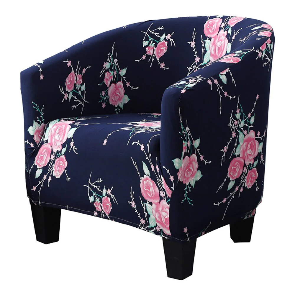 Elastic Tub Chair Cover Bathtub Armchair Sofa Cover Dustproof Protector Washable Furniture Slipcover Quality Hotel Home Polyester Seat Cover - Image 21