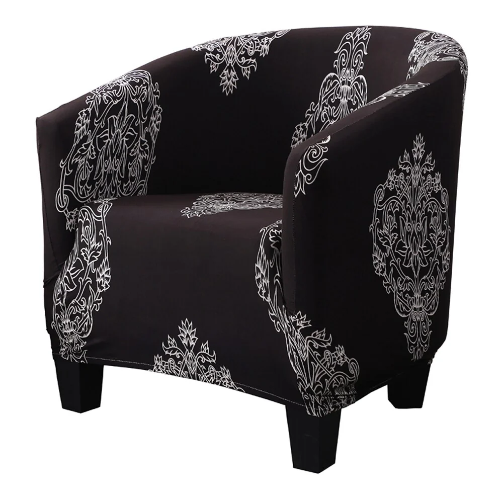 Elastic Tub Chair Cover Bathtub Armchair Sofa Cover Dustproof Protector Washable Furniture Slipcover Quality Hotel Home Polyester Seat Cover - Image 25