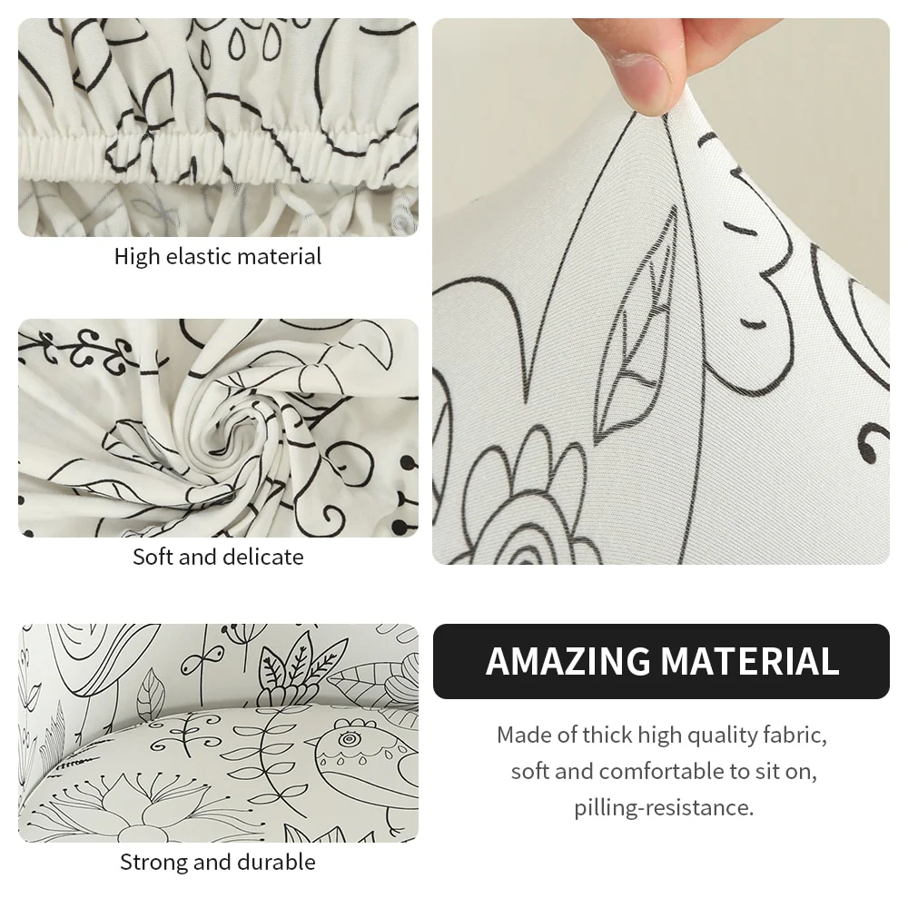 Elastic Tub Chair Cover Bathtub Armchair Sofa Cover Dustproof Protector Washable Furniture Slipcover Quality Hotel Home Polyester Seat Cover - Image 3