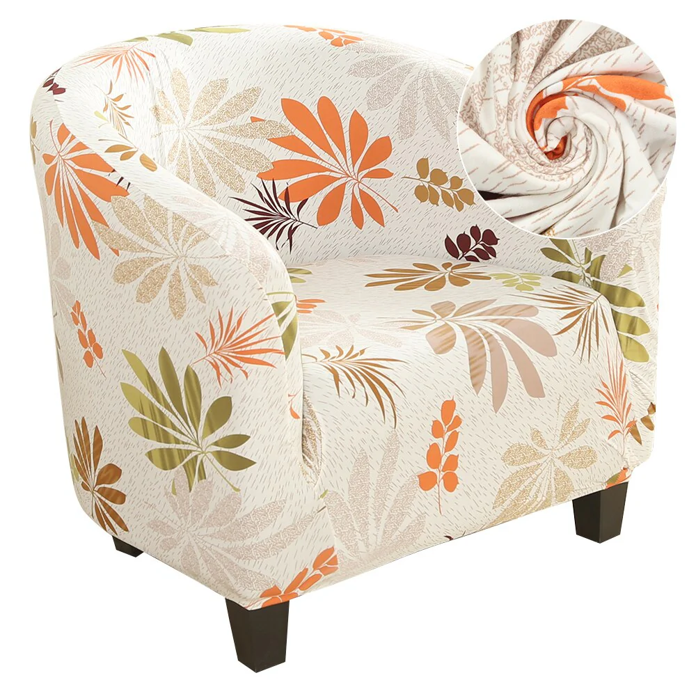 Elastic Tub Chair Cover Bathtub Armchair Sofa Cover Dustproof Protector Washable Furniture Slipcover Quality Hotel Home Polyester Seat Cover - Image 34