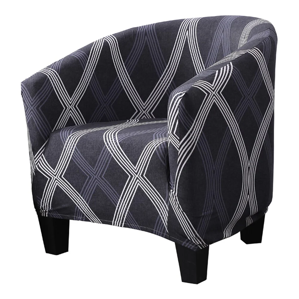 Elastic Tub Chair Cover Bathtub Armchair Sofa Cover Dustproof Protector Washable Furniture Slipcover Quality Hotel Home Polyester Seat Cover - Image 39
