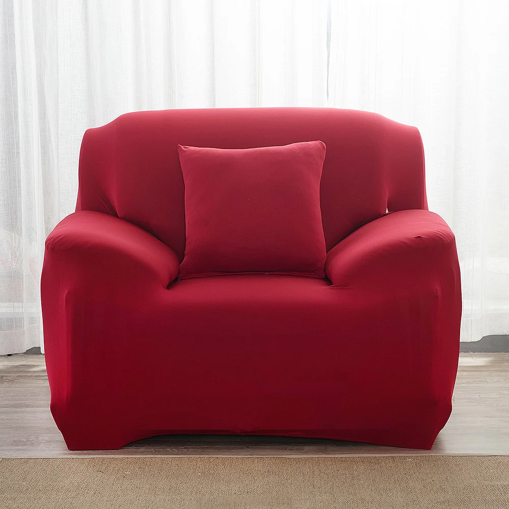 Elastic White Sofa Cover Stretch Tight Wrap All-inclusive Sofa Covers Couch Cover Chair Sofa Cover Couch Case 1/2/3/4 seater Slipcovers - Image 4