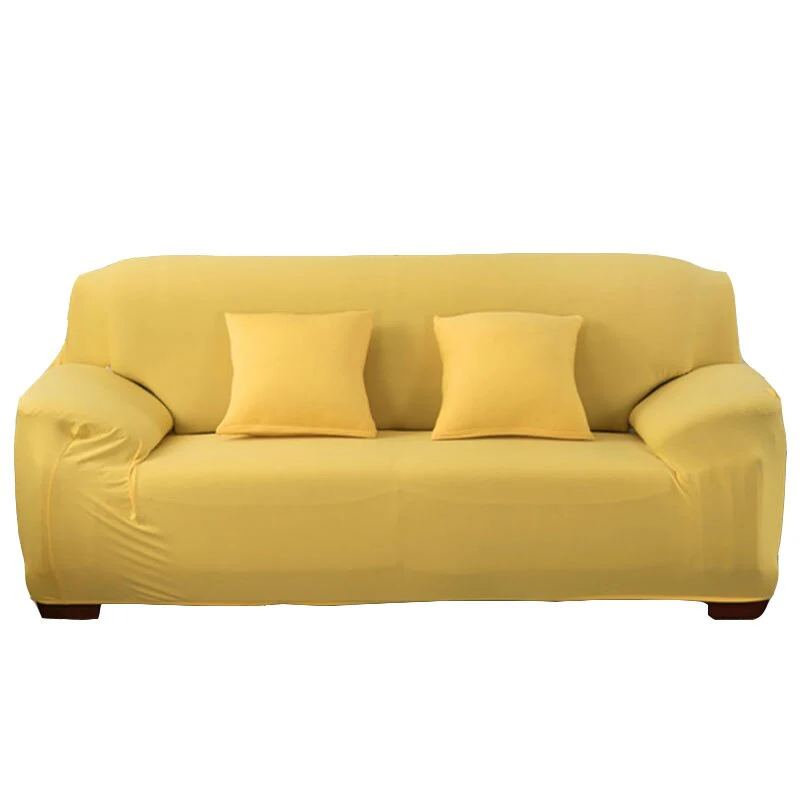 Elasticity Sofa Cover Extensible Couch Cover SofaCovers Sectional Solid Color Single/two/three/four Seats Corner Sofa Cover L Shape Need Buy 2pcs - Image 26