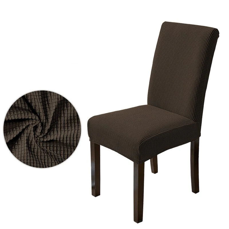 Elastic Waterproof Chair Covers Dining Room Jacquard Spandex Cover For Chair Adjustable Chairs Covers 1/2/4/6 Pieces - Image 16