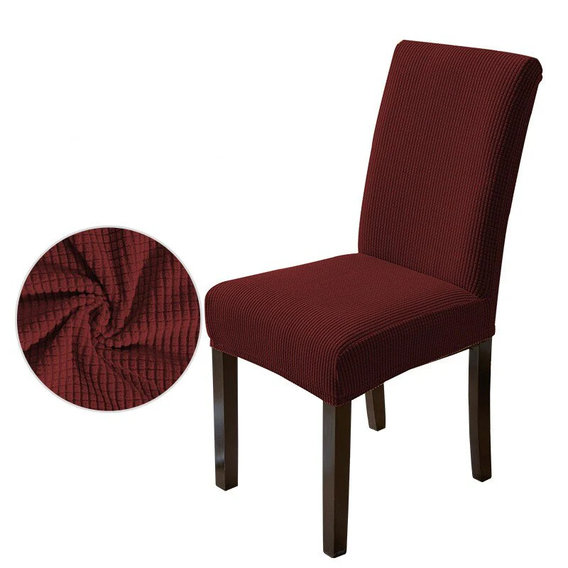 Elastic Waterproof Chair Covers Dining Room Jacquard Spandex Cover For Chair Adjustable Chairs Covers 1/2/4/6 Pieces - Image 17