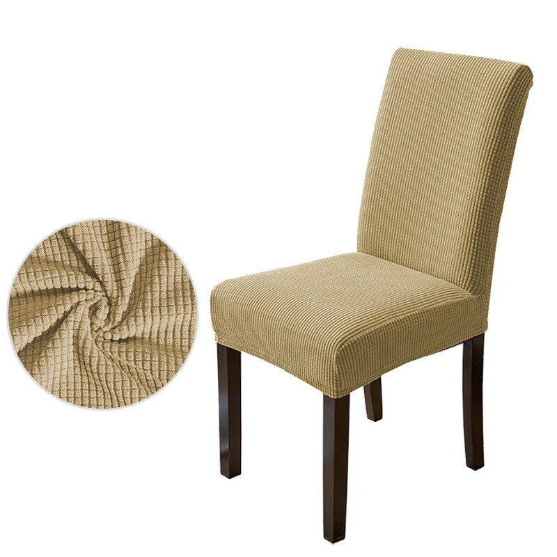 Elastic Waterproof Chair Covers Dining Room Jacquard Spandex Cover For Chair Adjustable Chairs Covers 1/2/4/6 Pieces - Image 19