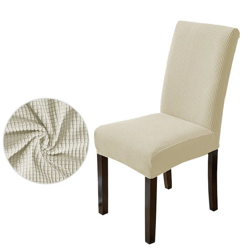 Elastic Waterproof Chair Covers Dining Room Jacquard Spandex Cover For Chair Adjustable Chairs Covers 1/2/4/6 Pieces - Image 20