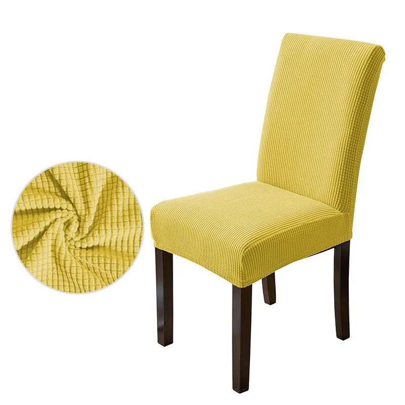 Elastic Waterproof Chair Covers Dining Room Jacquard Spandex Cover For Chair Adjustable Chairs Covers 1/2/4/6 Pieces - Image 22