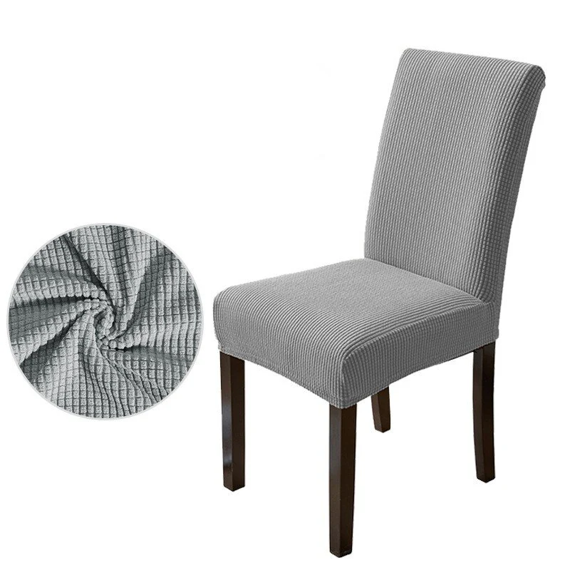 Elastic Waterproof Chair Covers Dining Room Jacquard Spandex Cover For Chair Adjustable Chairs Covers 1/2/4/6 Pieces - Image 23