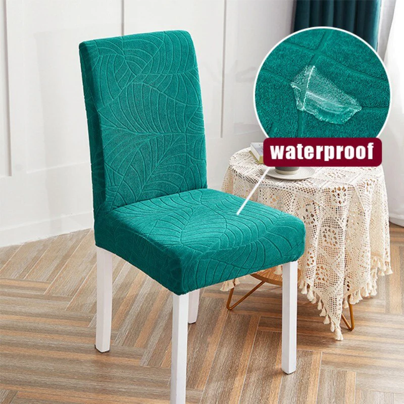 Elastic Waterproof Chair Covers Dining Room Jacquard Spandex Cover For Chair Adjustable Chairs Covers 1/2/4/6 Pieces - Image 9