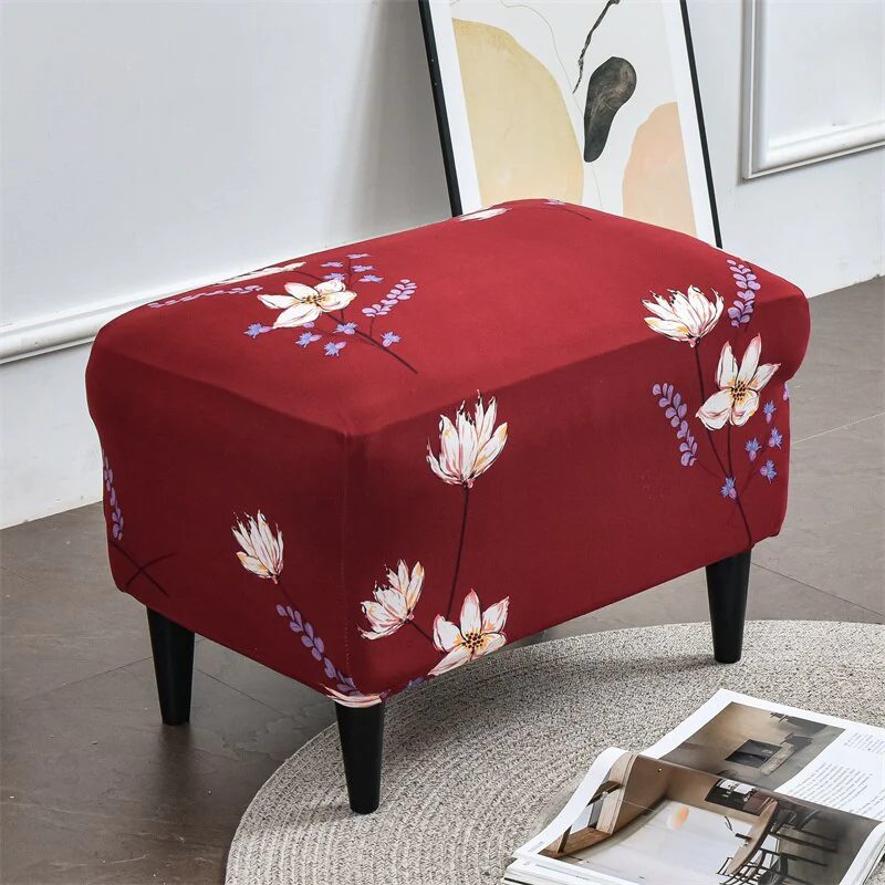 Floral Wing Chair Cover Sloping King Back Armchair Covers Elastic Armchair Slipcover Wingback Sofa Back Chair Cover Slipcovers - Image 24