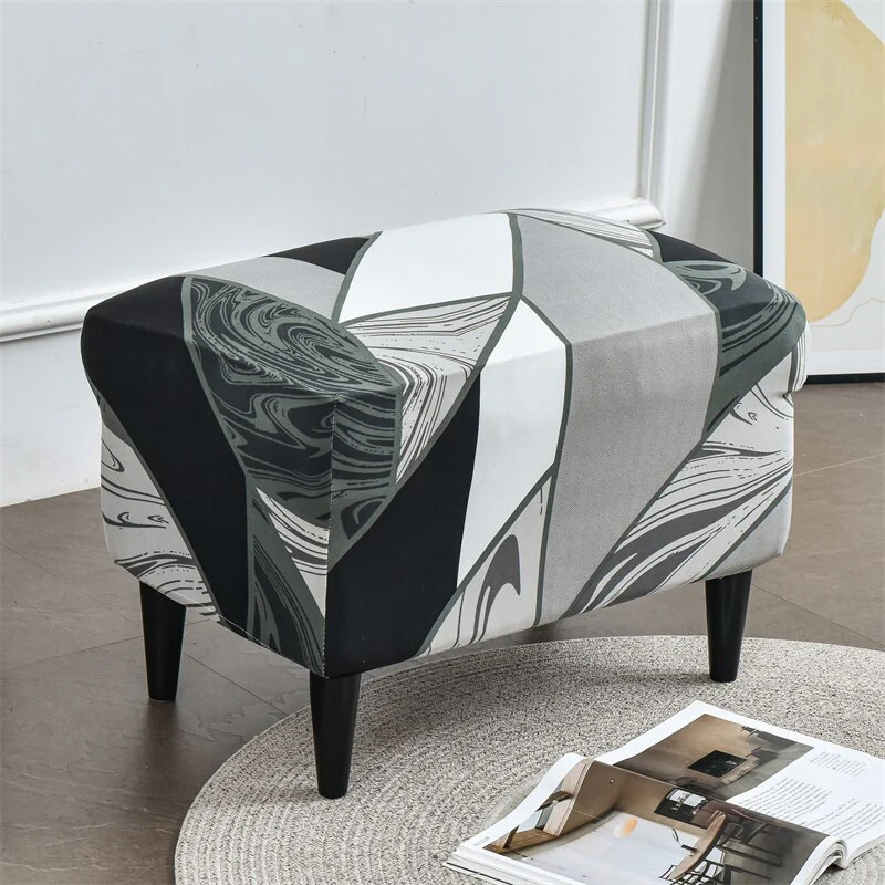 Floral Wing Chair Cover Sloping King Back Armchair Covers Elastic Armchair Slipcover Wingback Sofa Back Chair Cover Slipcovers - Image 27