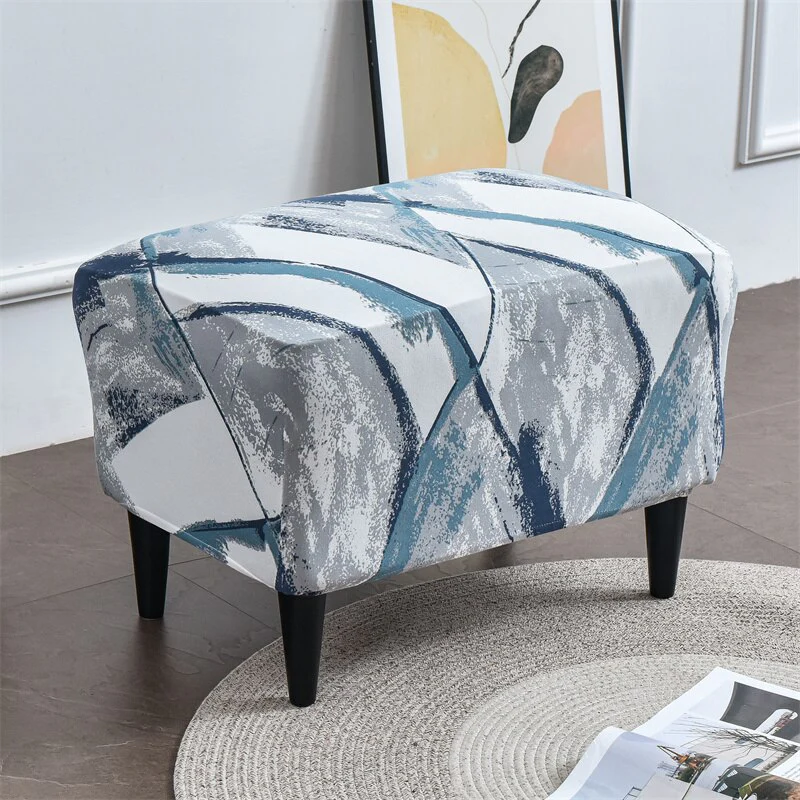 Floral Wing Chair Cover Sloping King Back Armchair Covers Elastic Armchair Slipcover Wingback Sofa Back Chair Cover Slipcovers - Image 33