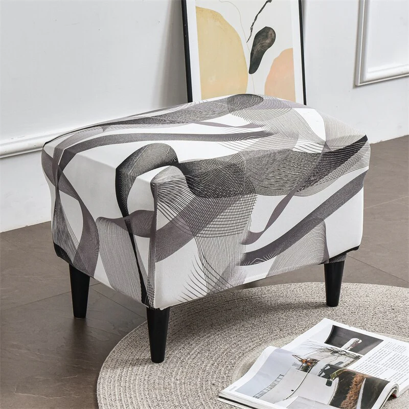 Floral Wing Chair Cover Sloping King Back Armchair Covers Elastic Armchair Slipcover Wingback Sofa Back Chair Cover Slipcovers - Image 37