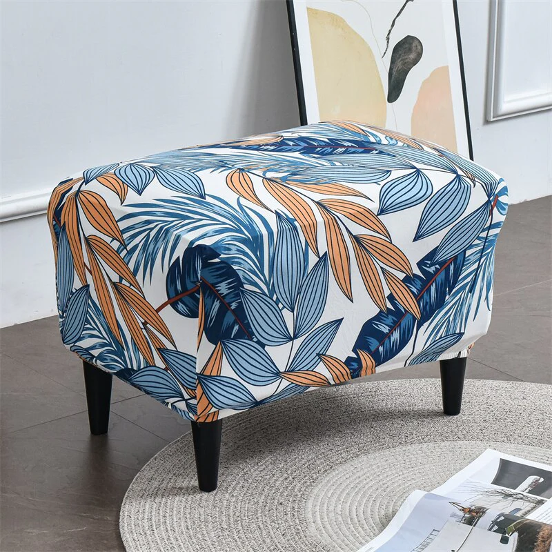 Floral Wing Chair Cover Sloping King Back Armchair Covers Elastic Armchair Slipcover Wingback Sofa Back Chair Cover Slipcovers - Image 38