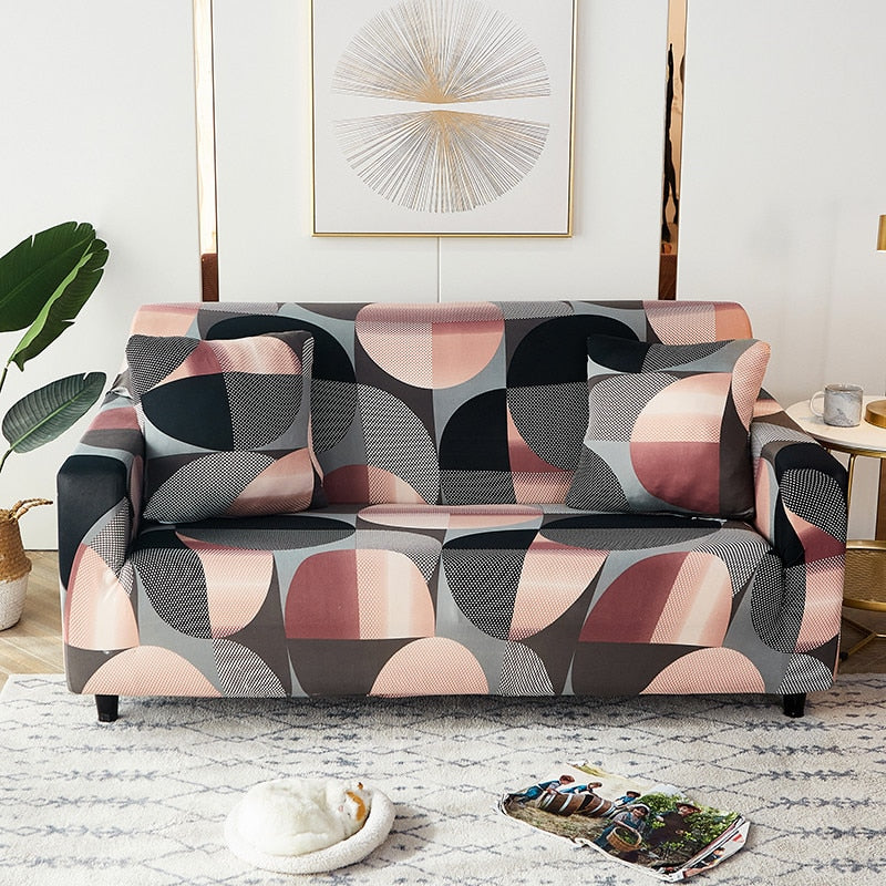 Geometric Elastic Sofa Cover Modern Sectional Corner Sofa Slipcover Corner Couch Cover Chair Protector Christmas Decor 1/2/3/4 Seats - Image 23