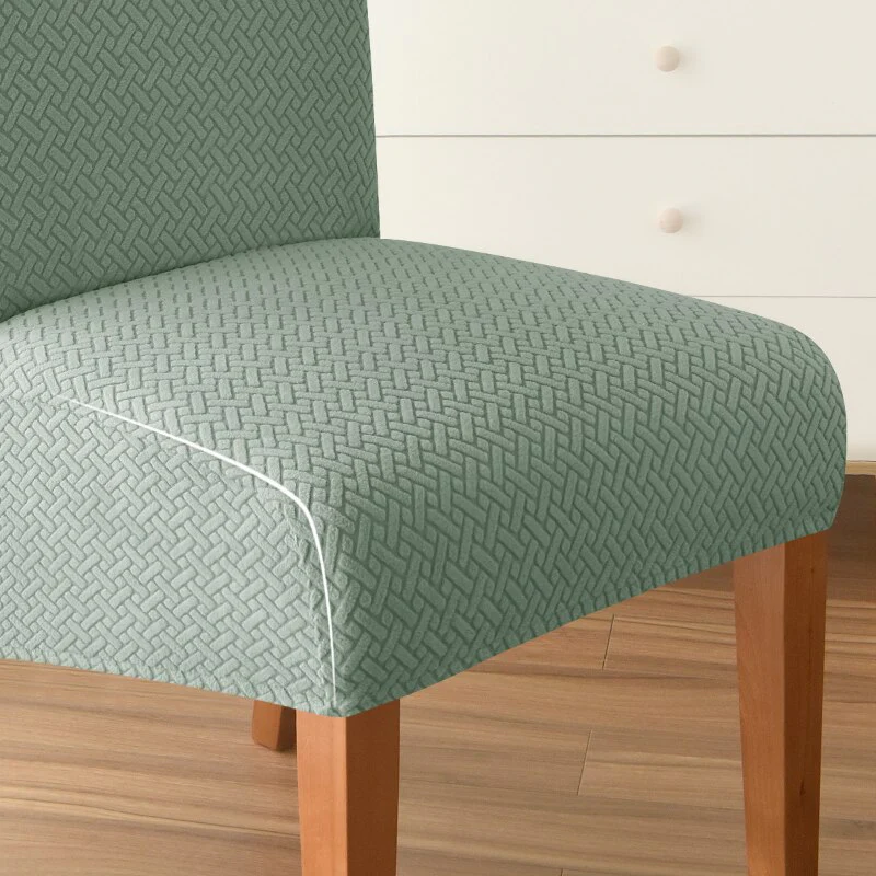 High Back Chair Covers Dining Room Adjustable Spandex Jacquard Chairs Slipcovers Covers Wedding Hotel Kitchen Seat Covers - Image 6