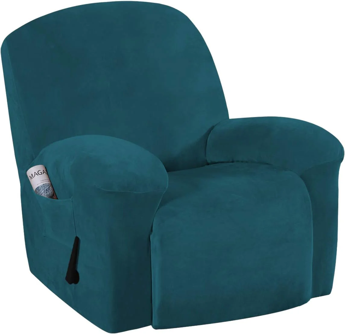 High Grade 3 Seat Recliner Sofa Chair Cover Velvet Recliner Covers Armchair Non-slip Relax Armchair Cover Elastic Suede Couch Chair Protector - Image 29