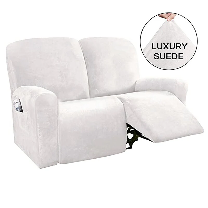 High Grade Recliner Sofa Chair Cover 2 Seat Sofa All-inclusive Non-slip Sofa Couch Cover Slipcover Elastic Recliner Double Seat Sofa Recliner Covers - Image 11