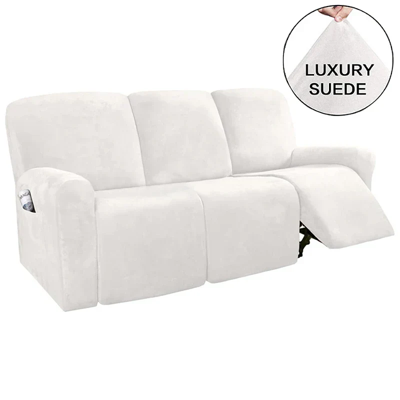 High Grade Recliner Sofa Chair Cover 2 Seat Sofa All-inclusive Non-slip Sofa Couch Cover Slipcover Elastic Recliner Double Seat Sofa Recliner Covers - Image 31