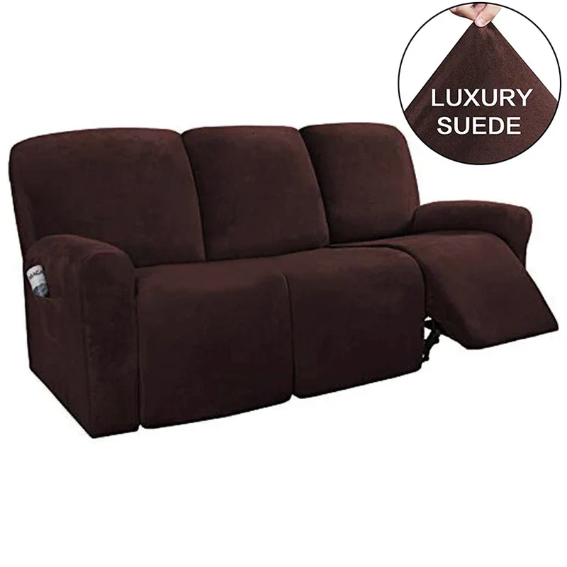 High Grade Recliner Sofa Chair Cover 2 Seat Sofa All-inclusive Non-slip Sofa Couch Cover Slipcover Elastic Recliner Double Seat Sofa Recliner Covers - Image 32