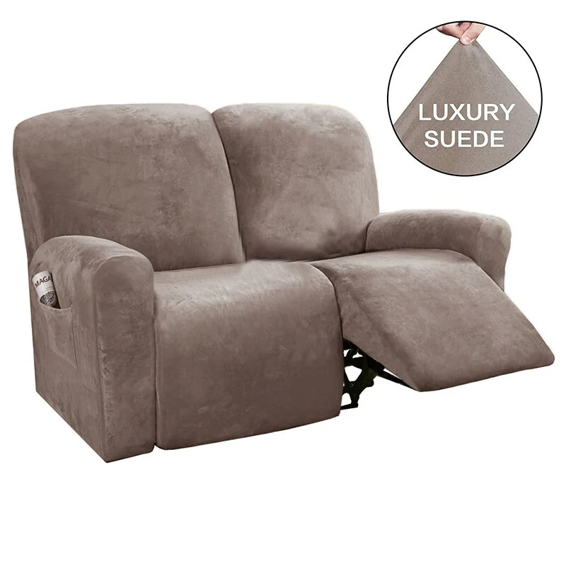 High Grade Recliner Sofa Chair Cover 2 Seat Sofa All-inclusive Non-slip Sofa Couch Cover Slipcover Elastic Recliner Double Seat Sofa Recliner Covers - Image 7